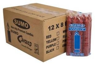 Sumo Premium Candle - Maroon